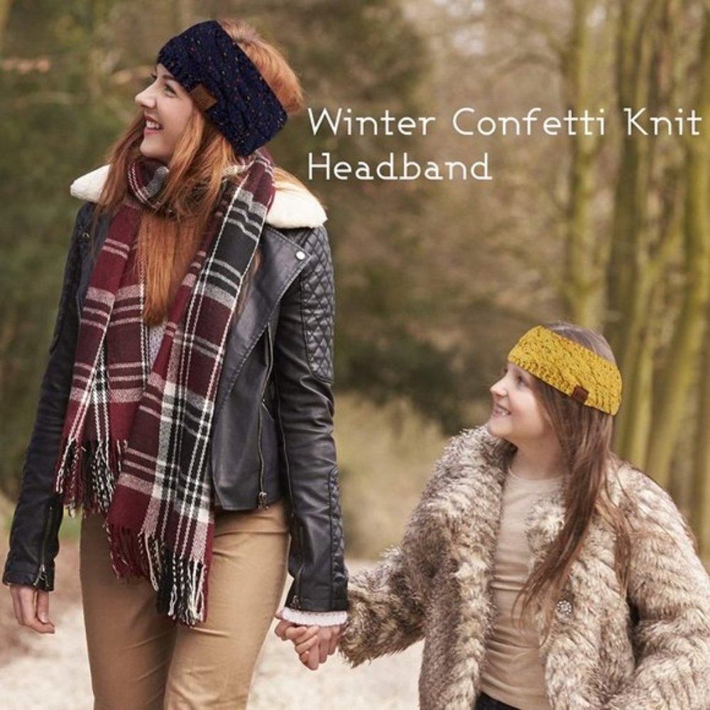 ⬇️ Headband Fuzzy Fleece Lined Headwrap Ear Warm - Picture 3 of 8
